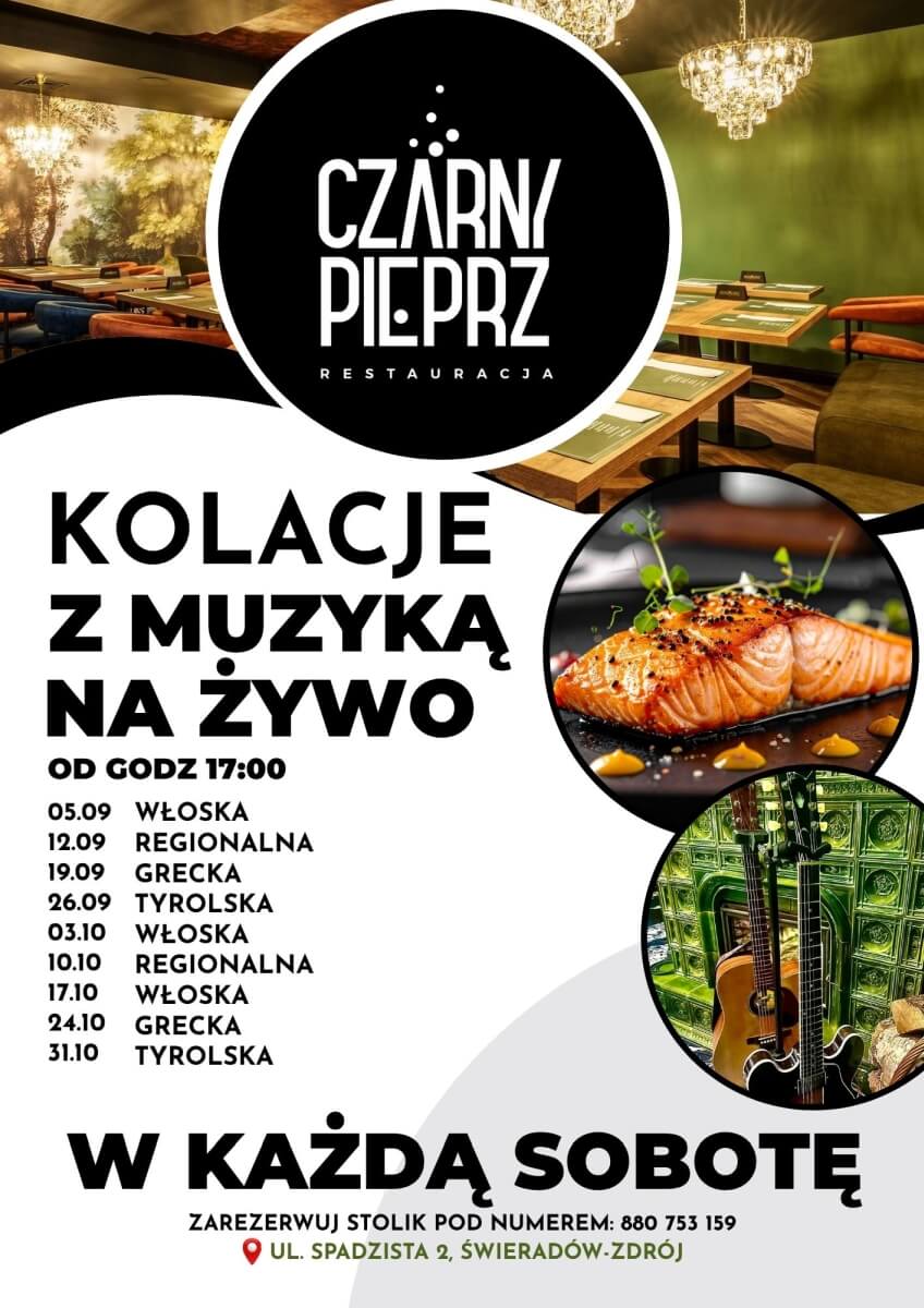 kolacje tematyczne czarny pieprz