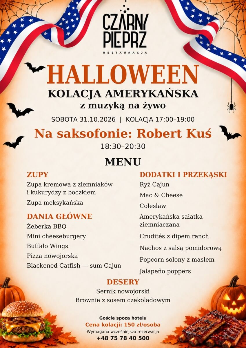 czarny pieprz halloween